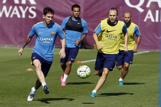 Final training session ahead of the game against Celta