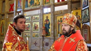 Освящение престола храма свт. Николая Чудотворца п.Ушакиг.