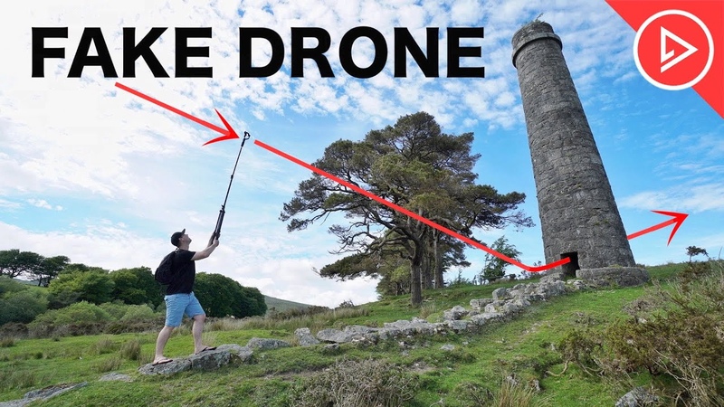 How To FAKE a DRONE SHOT with YOUR PHONE, Mobile Filmmaking Tips For