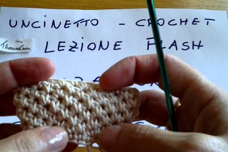Uncinetto, crochet - Punto canestro