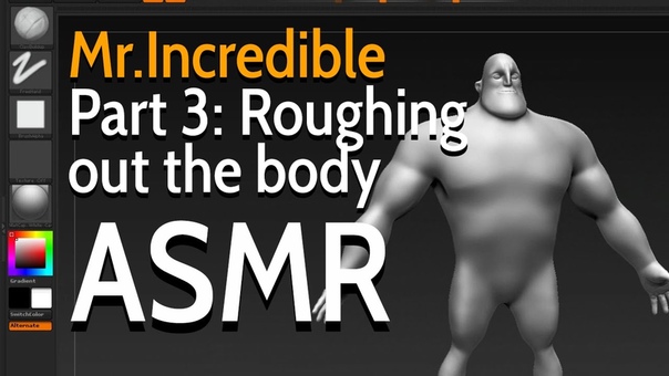 Modelling Mr. Incredible Part 3: Roughing out the body