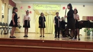 Ансамбль Светлячки  М. Глинка Элегия, Ф.Госсек Гавот, конц. Рассадина Л.А., рук. Рассадин А.Ф.