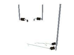 UK 25Kv Mk1 HS gant points sup(2m) trackside