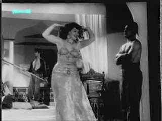 Famous Turkish Oriental (belly dancer) Nergis Mogol , 1954