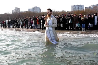 Архимандрит Виктор (Быков), наместник Одесского Свято-Ильинского мужского монастыря совершил Чин Великого освящения воды на терр