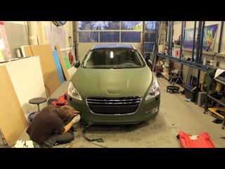процесс оклейки Peugeot 508 SW
