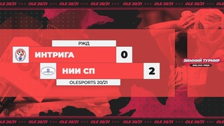 Интрига - НИИ СП 0:2