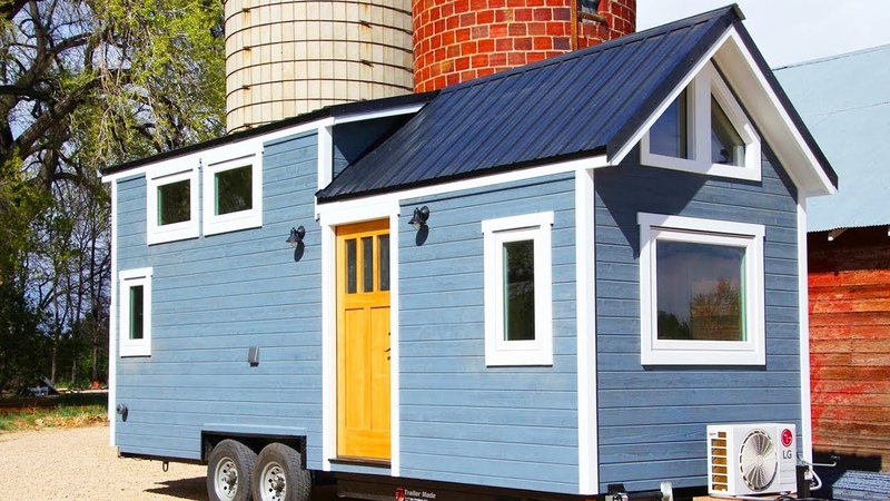 Adorable Open Sol 24ft Tiny House on Wheels by Sim BLISSity Tiny