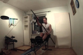 Training session on KayakPro Speedstroke with Petter Menning december 2014