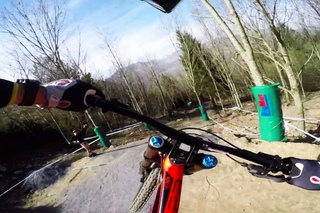 Downhill MTB Course Preview on Technical French Trail