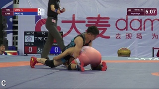 Repechage WW - 53 kg: H. CHIU (TPE) v. Q. PANG (CHN)