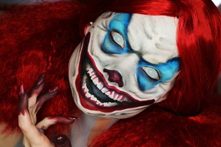 Until Dawn Clown Makeup Tutorial