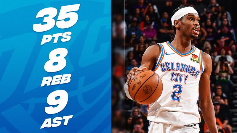 Shai Gilgeous Alexander GOES OFF Against The Suns , March 3,