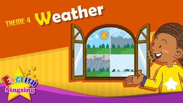 Theme 4. Weather Hows the weather Its sunny. , ESL Song Story Learning English for