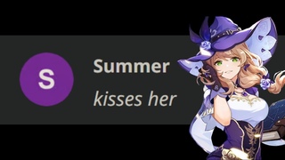 Genshin Impact girls react to: kissing them | Character AI