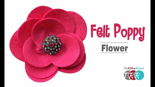 How to Make a Felt Poppy