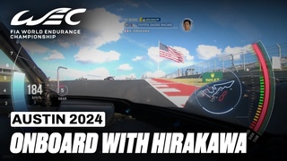 Onboard with Ryo Hirakawa Toyota GR010 - Hybrid Hypercar 🇯🇵 I 2024 6 Hours of COTA I FIA WEC