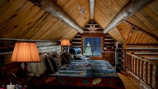 Cozy Winter Cabin with Relaxing Instrumental Music | ASMR | Relax, Sleep, feel good | cozy ambience