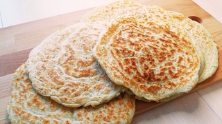 Марокканские лепёшки Мханфар | Без духовки