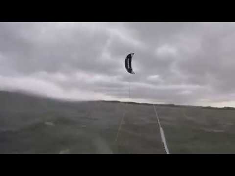 Uncut Caught in a 50 knots storm Kitesurfing gone wrong Core XR5