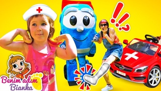 Bianka ile doktor oyunu! Maria bileini burktu! Kamyon Leo Maria'y hastaneye gtryor!
