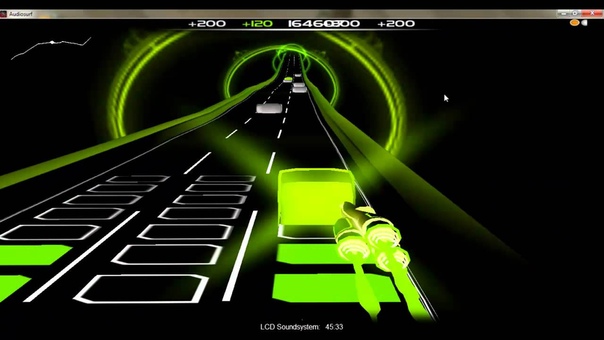Audiosurf: 45:33 LCD