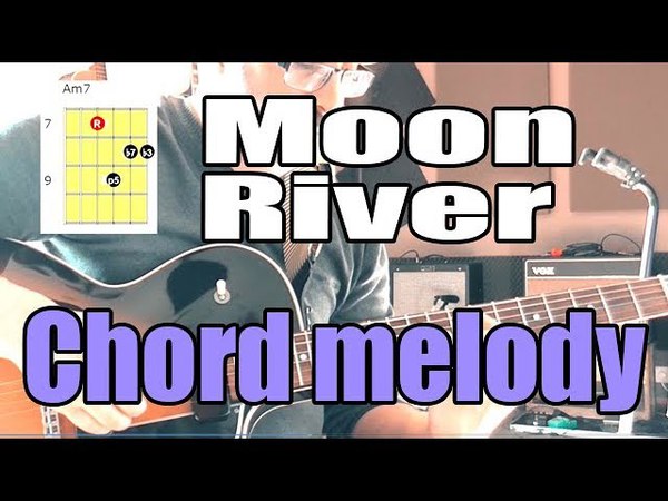 Moon River Jazz Guitar Chord Melody Lesson With