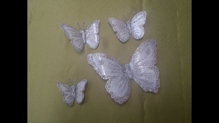 mariposas blancas, muy decorativas