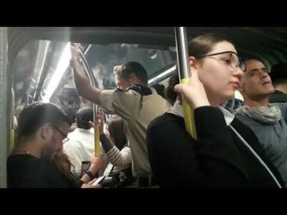 Вечер в Центре Иерусалима. из окна  трамвая 3. с Броей