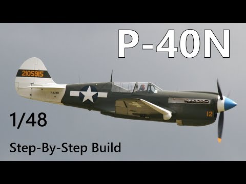 P 40 N Warhawk Hasegawa 1, 48 Step by Step Build Part