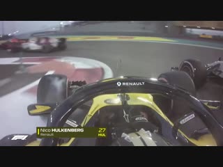 Nico Hulkenberg Crash, All The Angles | 2018 Abu Dhabi Grand Prix