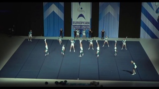 Cheerleading .Junior Cheer Coed Elite Sweden Gladiators.