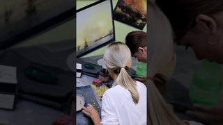 Занятия по лепке в изо-студии