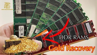 Gold Recovery from 1kg DDR Rams .How much Gold in Rams ?