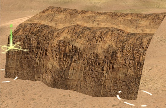 DG uintah white river canyon cliff top 2c variation flat