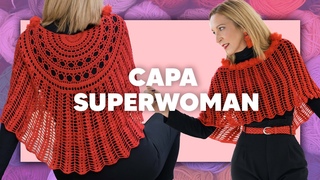 Sper Rpido! Teje la capa SUPERWOMAN en TEJER ES DE GUAPAS
