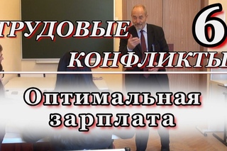 6.ТРУДОВЫЕ КОНФЛИКТЫ. Оптимальная зарплата.Часть 1. М.В.Попов