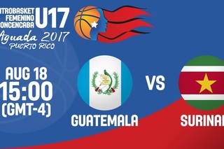 Guatemala v Surinam - Live - Centrobasket U17 Women’s Championship 2017