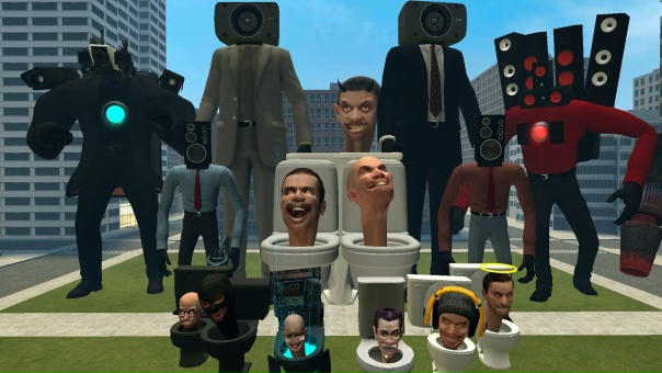 ПРЕВРАТИЛСЯ В ОГРОМНОГО ТВ МЕНА НА 24 ЧАСА в Garry`s Mod! СКИБИДИ ТУАЛЕТ В ГТА 5