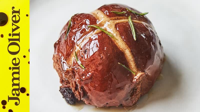 How to make Chocolate Hot Cross Buns, Jamie