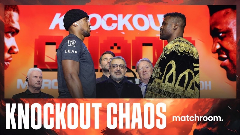 First Face Off: Anthony Joshua Vs Francis