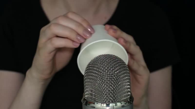ASMR Paper cup Scratching, Rubbing Tapping ( No