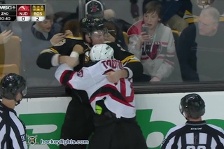 Jordin Tootoo vs Jordan Caron Jan 8, 2015