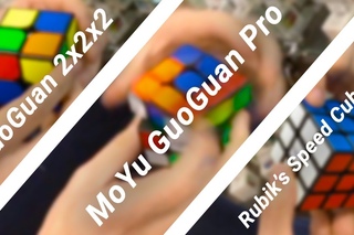 Первый взгляд на 2x2x2 GuoGuan, GuoGuan Pro, Брелки MoYu и Rubik's 3x3x3 Speed Cube