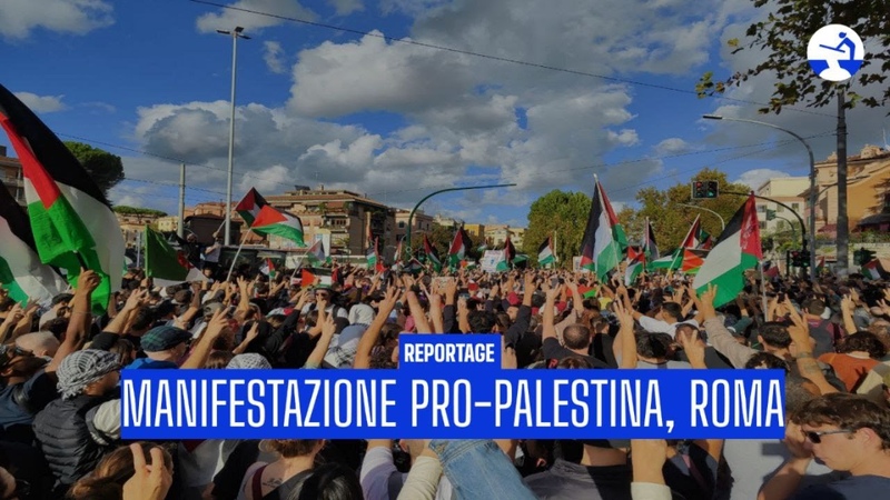 Palestina libera, manifestazione a Roma 28