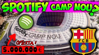 SPOTIFY compra los derechos del FC BARCELONA 💰 €/año