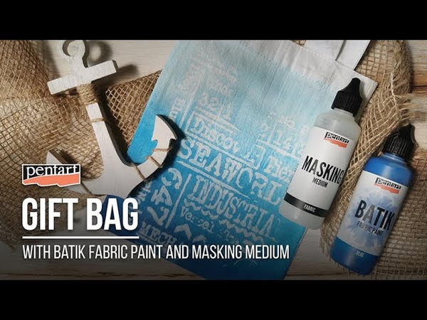 Gift bag with Batik Paint and Masking medium, , Ajándékkísérő Batikfestékkel és Maszkoló