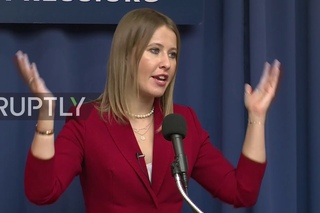 USA: Pres. candidate Sobchak speaks about Russian elections in Washington DC