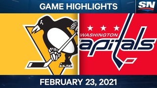 NHL Game Highlights | Penguins vs. Capitals – Feb. 23, 2021