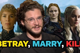 Game of Thrones: Kit Harington Plays “Betray, Marry, Kill“
